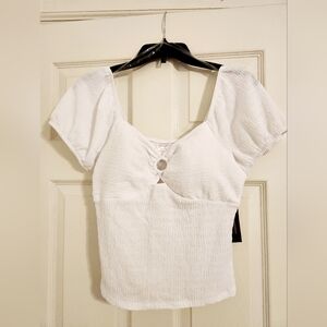 New White Women Blouse size L(11-13)